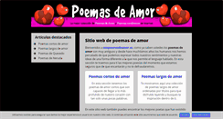 Desktop Screenshot of mispoemasdeamor.es